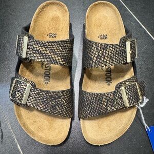 NEW Birkenstock Arizona Python - 35